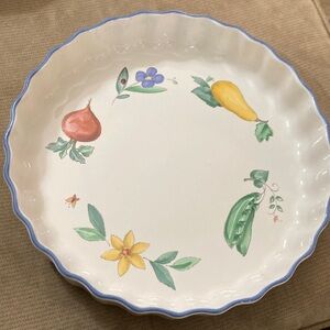 Vintage “Summer Garden” Baking Pan